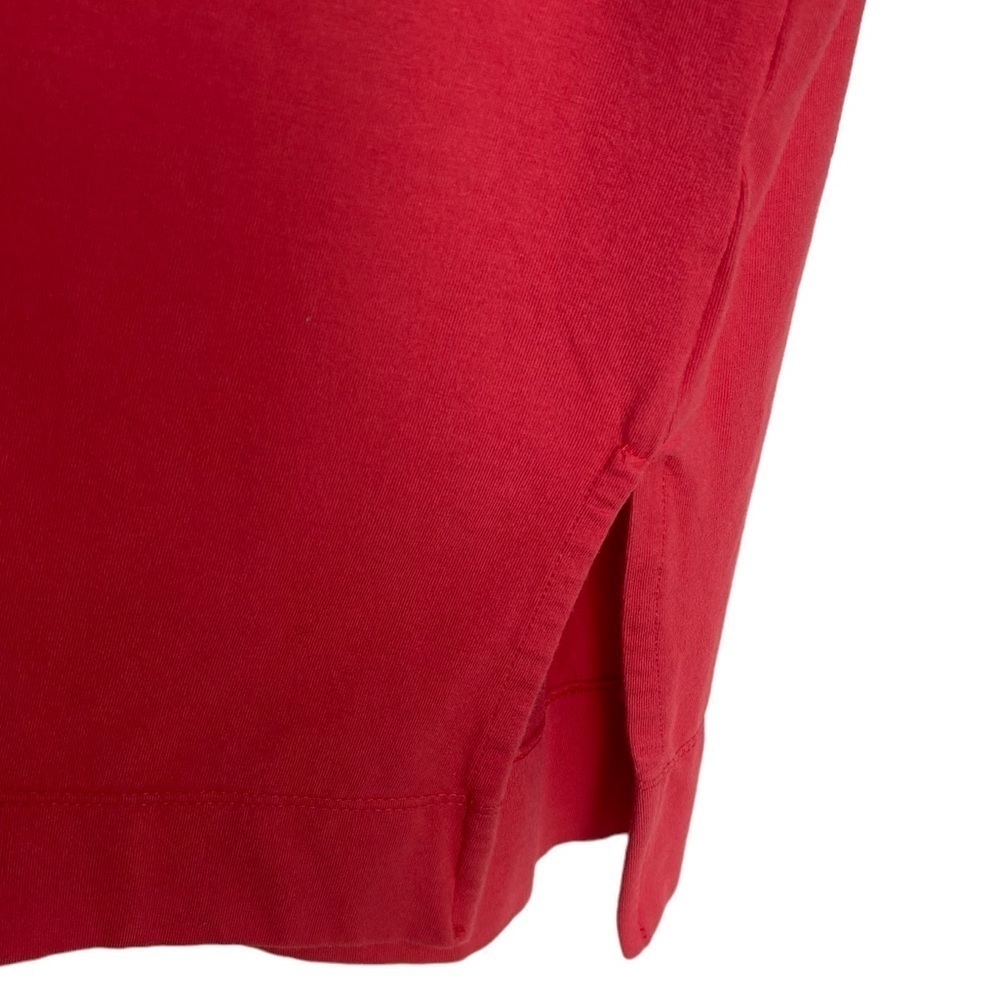 J.Jill women’s Luxe Supima cotton ballet 3/4 sleeve tunic red burgundy LP - Picture 7 of 7
